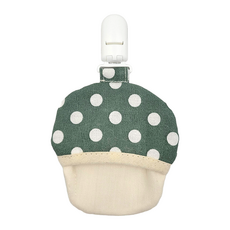 nIZio 小蘑菇平安收納袋 - 湖水綠, 100%棉, 13cm x 9cm, 1個