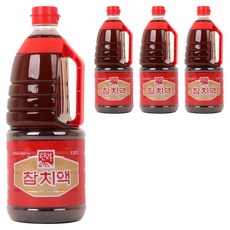 한라식품 참치액, 1.5L, 4개