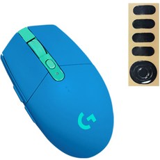 로지텍 G304 LIGHTSPEED 게이밍 무선 마우스 M-R0071 + 피트 세트, 블루(마우스)