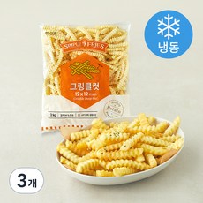 심플프라이 크링클컷 감자튀김 (냉동), 2kg, 3개