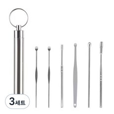 모아픽 스테인레스 귀이개 6종 세트, 3세트