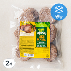 풀무원 식물성 지구식단 LIKE버거패티 (냉동), 800g, 2개