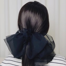 gelluna 女神雪紡大蝴蝶結大尺寸髮夾 LH-80