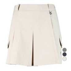luxgolf 女款約克褶皺圍裹裙式短褲 YD4S207W