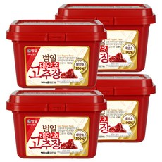범일 태양초 고추장, 500g, 4개