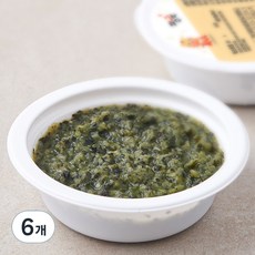 짱죽 채소토핑, 채소, 100g, 6개