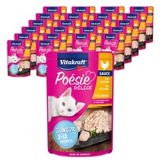 비타크래프트 고양이 델리스 소스, 치킨주니어, 85g, 23개 치킨주니어, 85g, 23개
