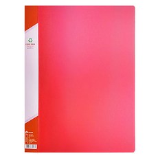 SUANDER 雙德文具 PP主色板資料簿 B4, 紅色, 1本