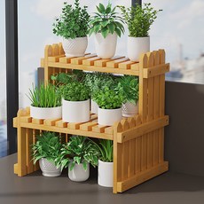 GAPANG 原木仙人掌多肉植物花盆架 01號, 木頭, 第二階段