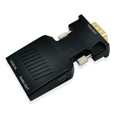 Anyport HDMI 轉 VGA 支援音訊 轉接頭型, AP-HDMIVGA