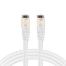 애니포트 고급형 랜선 STP CAT7 1 m, 화이트, 1개, 1m