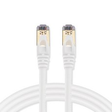 애니포트 플러스 프리미엄 고급형 랜선 STP 2M CAT7, 화이트, 1개