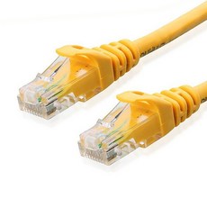 Anyport Plus CAT.6 網路線 5M, 2條, 黃色