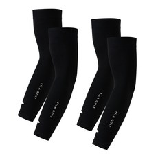 휠라골프 심리스 메쉬 라인 쿨토시, 블랙, 2개