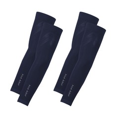 FILA GOLF 無縫網眼線條手腕型涼感袖套 2入, 海軍藍, 2個