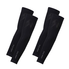휠라골프 심리스 메쉬라인 쿨토시, 블랙, 2개