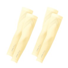 휠라골프 심리스 메쉬라인 손목형 쿨토시 2p, 옐로우, 2개