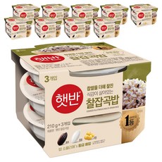 햇반 찰잡곡밥, 210g, 30개