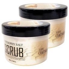 ESTESOPHY 鹽味磨砂膏 燕麥香, 680g, 2個