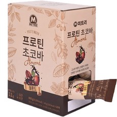 METREE 巧克力杏仁蛋白能量棒 20入, 800g, 1盒