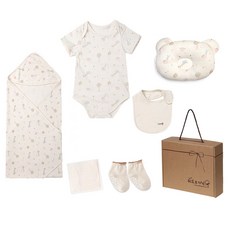 withorganic 兔年新生兒用品7件組+購物袋