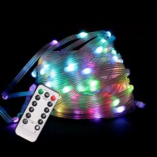 LUMEN LUX LED BANDI 線燈 USB款 聖誕燈泡 100顆 + 電線 + 無線遙控器組合, Panorama(燈泡), 透明線(電線), 1套