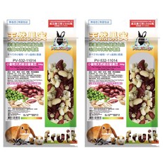 Pet Village 魔法村 小動物天然綜合營養豆 110g, 幫助亮毛與體力, 兼具磨牙效果, 2包