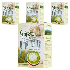 대한다업 녹차 라떼, 4개, 16개입, 12.7g