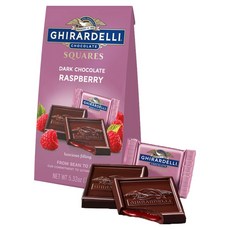 GHIRARDELLI 鷹牌 黑巧克力覆盆莓方塊, 1個, 151g