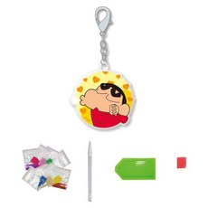 아이러브페인팅 DIY 보석십자수 키링 DIY CUBIC KEYRING, 짱구의 뽀뽀, 1개