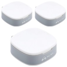 디와이 휴대용 알약 케이스 4칸 화이트, 3개