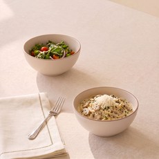 LENANSE Matera 麵碗 2入, 奶油色, 1個