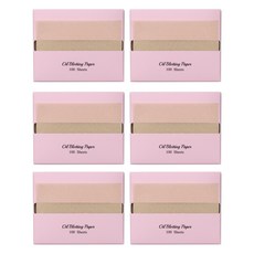 VARUZA 麻質吸油麵紙補充包, 100枚入, 6個