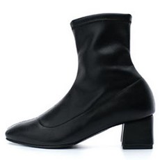 갓슈 뿌고아 옆지퍼 5cm 미들힐 패션 앵클부츠