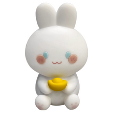 西格傢飾 小夜燈 聲控 療癒有錢兔