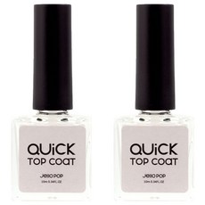 Jello Pop快乾亮甲油 10ml, 單色, 2個