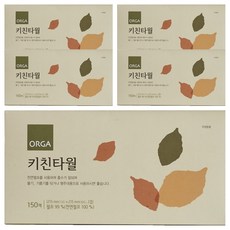 ORGA 廚房紙巾, 150張, 5盒