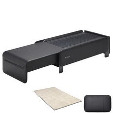 비렉스 척추베드 + 마사지쿠션 + 러그 방문설치, MB-C01, 잉크 블랙