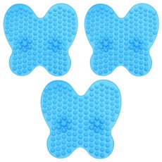 MAME 腳底按摩指壓墊, 3個, 藍色