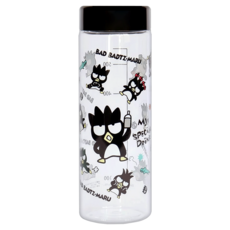 Sanrio 三麗鷗 Tritan 輕漾隨身水瓶, 透明色 + 黑色, 600ml, 1個