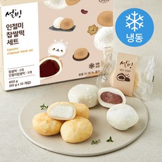 설빙 인절미 찹쌀떡 세트 600g (냉동), 60g, 10개입, 1박스