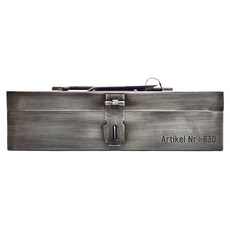 POST GENERAL 工業風鋼製迷你手提工具箱, 22 x 9 x 6cm, 1入