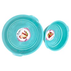 百貨King 好青松大瀝水網, PP材質, 7L容量, 台灣製, 24.5 x 33 x 15.2cm, 綠色, 2個