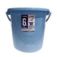 KEYWAY 聯府 舒適圓型水桶 6L, 藍色, 1個