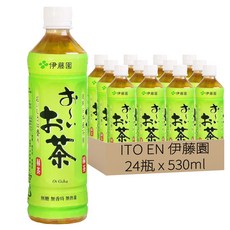 ITO EN 伊藤園 綠茶, 530ml, 24瓶