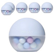 rom&nd 台灣公司貨 珍珠粉球 15g, 04 冰山輕紗, 6個