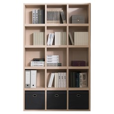 리바트 뉴프렌즈 1200 책장 방문설치, 아이보리, 5단