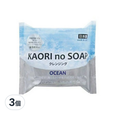 novopin 保濕洗顏沐浴皂 海洋花束, 沖繩縣海泥萃取 深層清潔, 100g, 3個