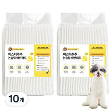 미스터추추 강아지 논슬립 배변패드 레몬향 45g, 50개입, 10개
