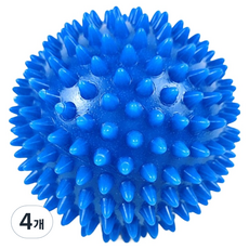 디미스 지압마사지 도치볼 9cm, 4개, 블루